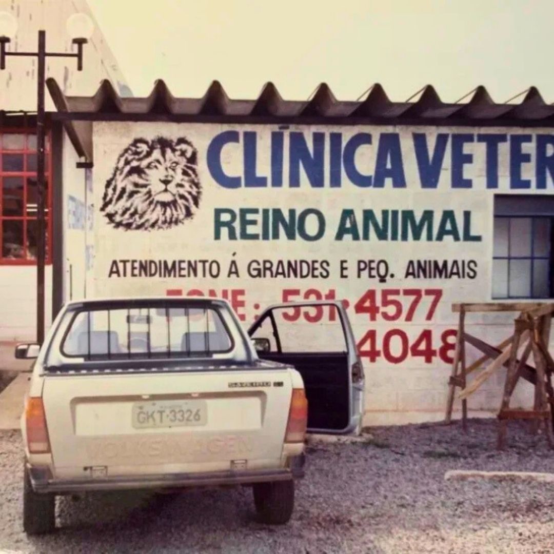 História do Hospital Veterinário Reino Animal, fundado em 1987 em Betim
